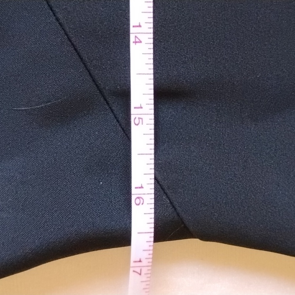 Vintage Union-Made Sleeveless High-Neck Sheath Dress 14 Lined USA 60s-70s ? - Picture 12 of 14
